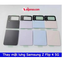 Thay mặt kính lưng Samsung Z Flip 4